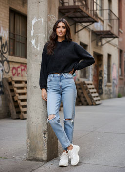 Худи женское укороченное арт. 1085