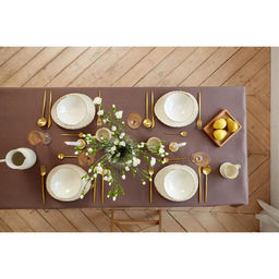 Скатерть Этель Elegance, 150×220 +/-3 см, цвет кофейный, пл. 192 г/м², хл с ВГМО