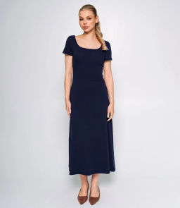 Платье #КТ68012, тёмно-синий