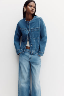 Cazadora trucker sin cuello - H&m фото 2