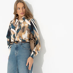 Рубашка дизайнерская Цветущее очарование (цветная)