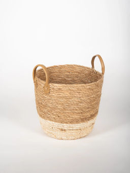 Корзина с ручками размер M ,цвет беж, арт JH-00626