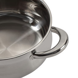 1743 GIPFEL Кастрюля SERENADE 18x8,5см/2,1л со стеклянной крышкой. Материал: нерж. сталь 18/10. Толщина 0,6мм  фото 6