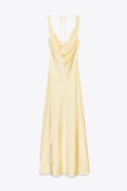 ZW COLLECTION LONG SATIN DRESS - Zara фото 41