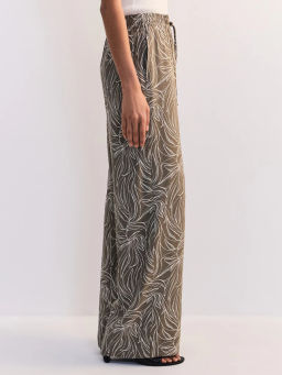 Брюки прямого кроя с принтом ZR2605012124-235 / Zarina