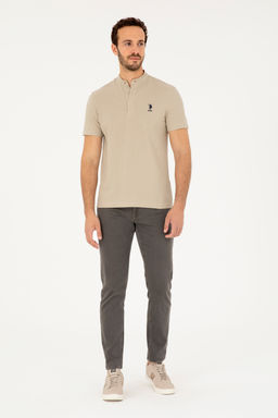 U. S. Polo Assn / Мужская футболка светло-хаки - U.s. polo assn фото 11