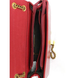 Сумка женская искусственная кожа DJ-7002-2-DARK BORDEAUX, 2отд, плечевой ремень (цепочка), бордо SALE 255999 - Adelia фото 3