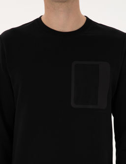 Siyah Regular Fit Sweatshirt - Pierre cardin фото 6