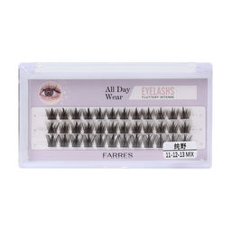 Farres M011 Накладные ресницы Набор -11 мм, 12 мм, 13 мм, для натурал.эффекта.(12)