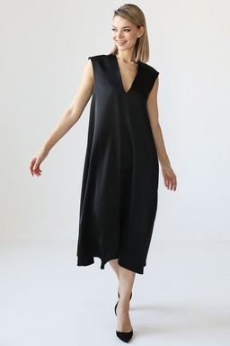 Платье из шелка с поясом в комплекте - Looklikecat фото 2