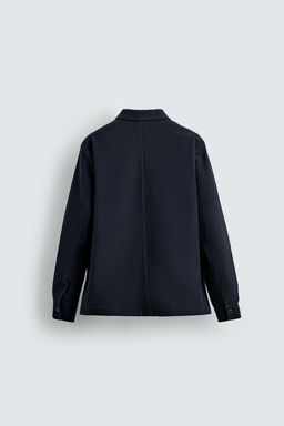 TEXTURED REGULAR FIT OVERSHIRT - Zara фото 9