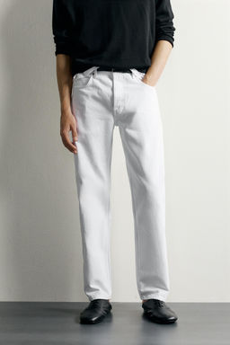 JEANS REGULAR FIT / Blanco roto - Zara фото 2