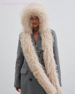 Леона экомех страус Капюшон женский (56-58)