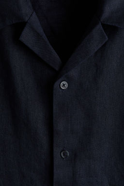 Camisa resort de lino Relaxed Fit - H&m фото 7