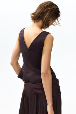 Chaleco en mezcla de lino - H&m фото 5