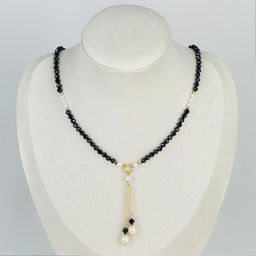 Колье из Шпинели и Жемчуга 42 см +