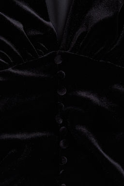 Top drapeado de velour - H&m фото 6