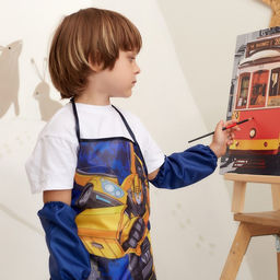 Фартук с нарукавниками детский «Трансформеры», 49×39 см
