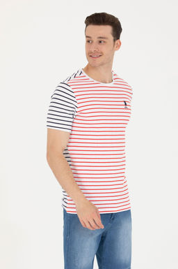 U. S. Polo Assn Мужская красная футболка с круглым вырезом - U.s. polo assn фото 3