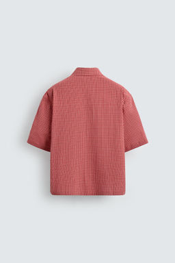 CHECKED RELAXED FIT SHIRT - Zara фото 8