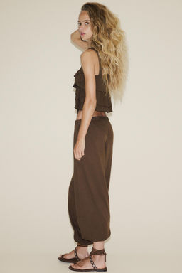 PLUSH BALLOON TROUSERS - Zara фото 3