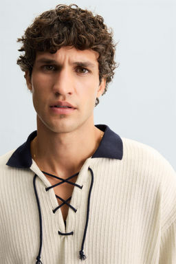 TEXTURED SWEATSHIRT WITH DRAWSTRING - Zara фото 6