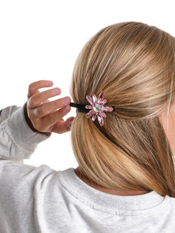 Заколка автомат Ночная Звезда PN0234(1)розовый - Mini maxi фото 5