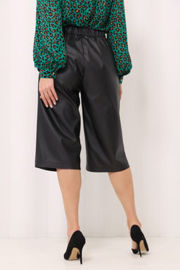 Шорты брючные из экокожи - Looklikecat фото 3