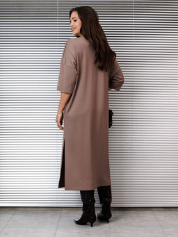 Платье Azzara 10000К коричневый - Michel chic фото 3