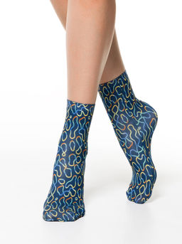 Цена за 2 пары. Носки Классические CONTE Носки с принтом FANTASY 70 mix - Conte elegant фото 2