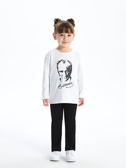 Beli Lastikli Basic ispanyol Pa?a K?z ?ocuk Tayt