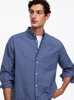 Camisa relajada de tejido microtexturizado - H&m фото 4