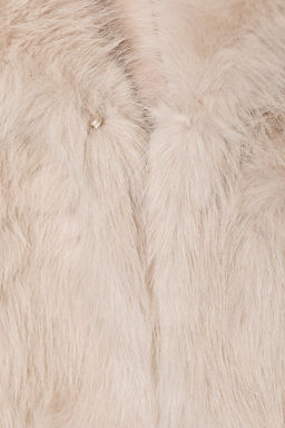 FAUX FUR COLLARED JACKET - Zara фото 8