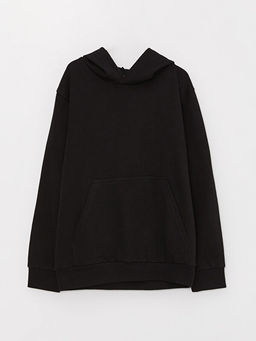 Kap??onlu Basic Uzun Kollu Erkek ?ocuk Sweatshirt