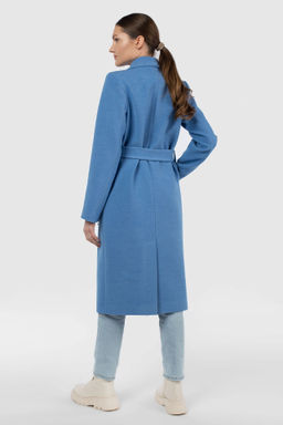 01-11153 Пальто женское демисезонное (пояс) - El podio фото 4