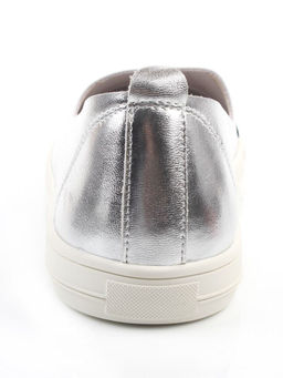 06-H1C-1MT BLACK/SILVER Туфли женские (натуральная кожа)