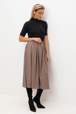 ЕВТ 7020/кунжут,гусиная лапка юбка жен