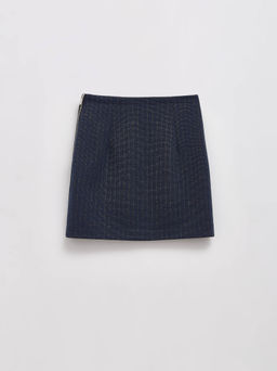 CONTE LU 2430 Юбка женская dark blue-silver