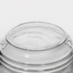 Банка для сыпучих Доляна «Уют», 2.1 л, 12×19 см, с бугельным замком, стекло, прозрачная