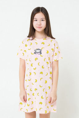 КБ 1148/бананы на св.лососевом, сорочка