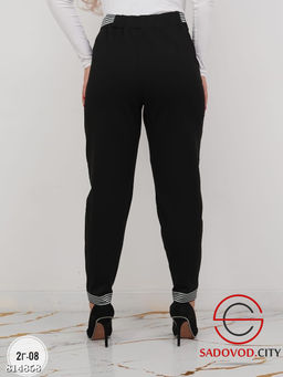 Брюки женские из плотного трикотажа