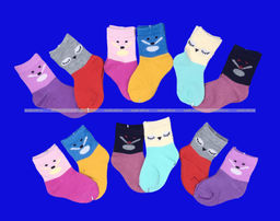 Цена за 12 пар. Носки детские "Бебики"