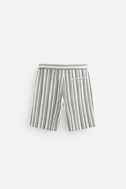 TEXTURED REGULAR FIT BERMUDA SHORTS - Zara фото 9