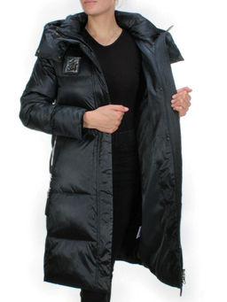 9110 DARK GREEN Пальто зимнее женское FLOWERROVE (200 гр. холлофайбера) - Fashion фото 7