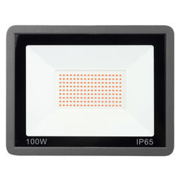 ULF-P42-100W/SPBR IP65 180-260V BLACK Прожектор для растений светодиодный. Спектр для рассады и досвечивания в период роста. Цвет черный. TM Uniel