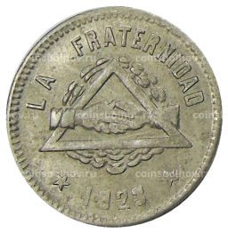 Монета 25 сентимо 1923 года Испания  Барселона