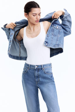Mom Slim Fit High Waist Ankle Jeans - H&m фото 15