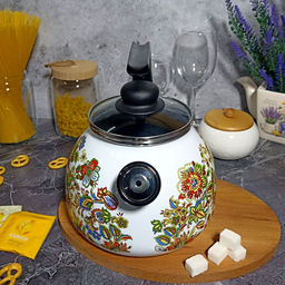 Чайник для плиты 3,0л 1Rc12 Империя/Imperio белосн. со св.