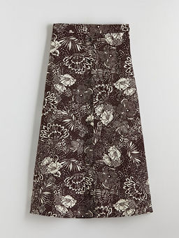 Beli Lastikli ?i?ekli Etek