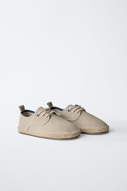 JUTE LEATHER DERBY SHOES - LIMITED EDITION - Zara фото 2